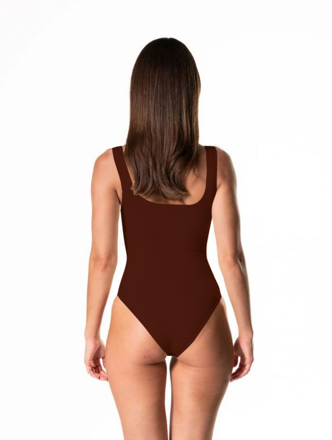 Sculpting Ribbed Shapewear Bodysuit