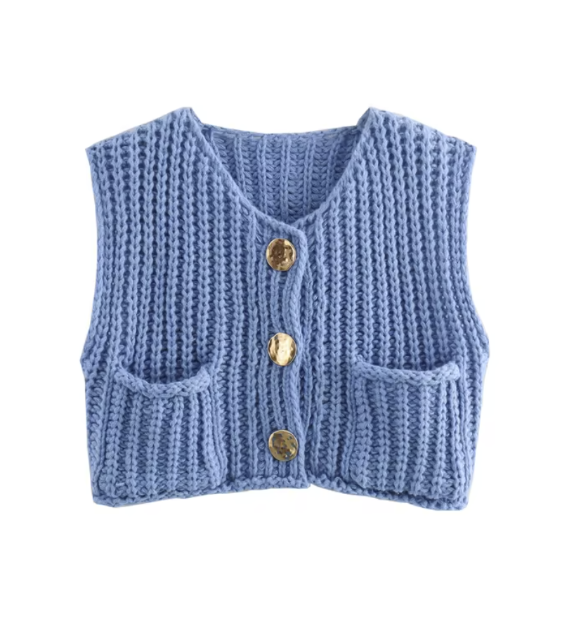 DARCI | KNITTED WAISTCOAT