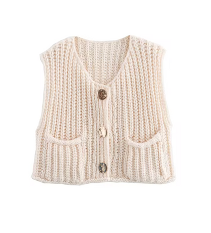 DARCI | GILET EN MAILLE