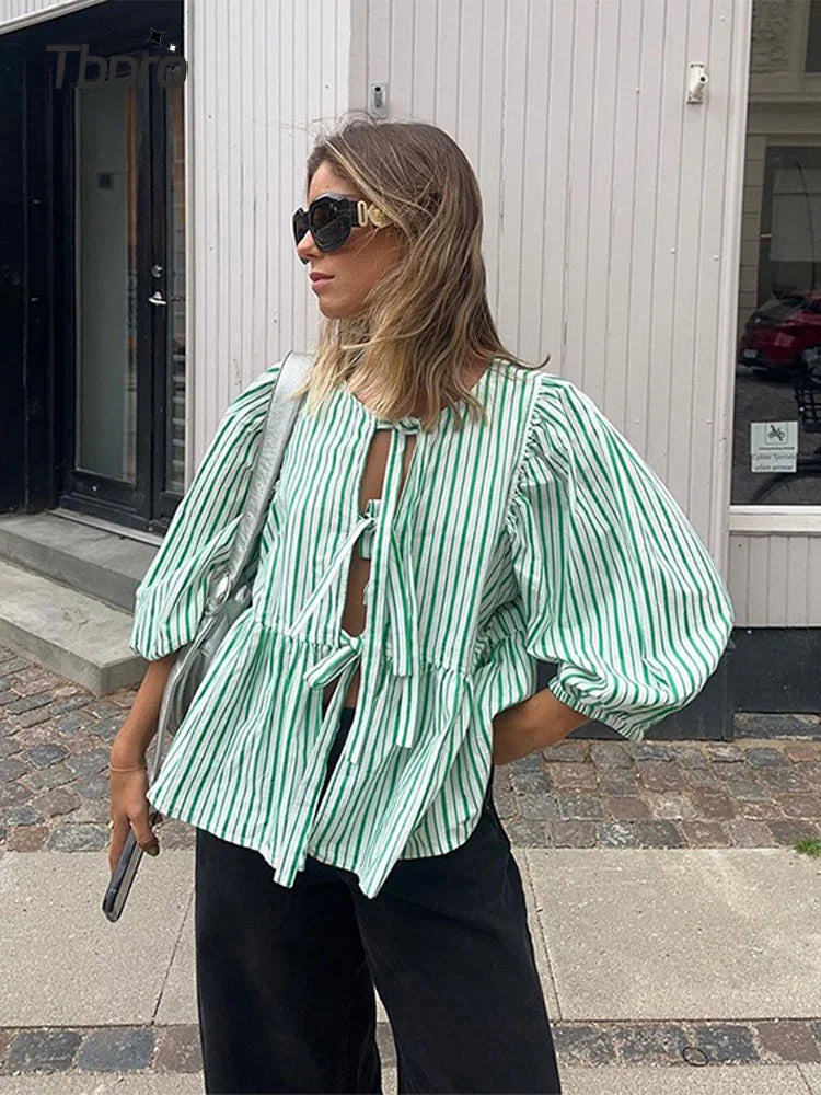 RILEY | PUFF MOUWEN BLOUSE