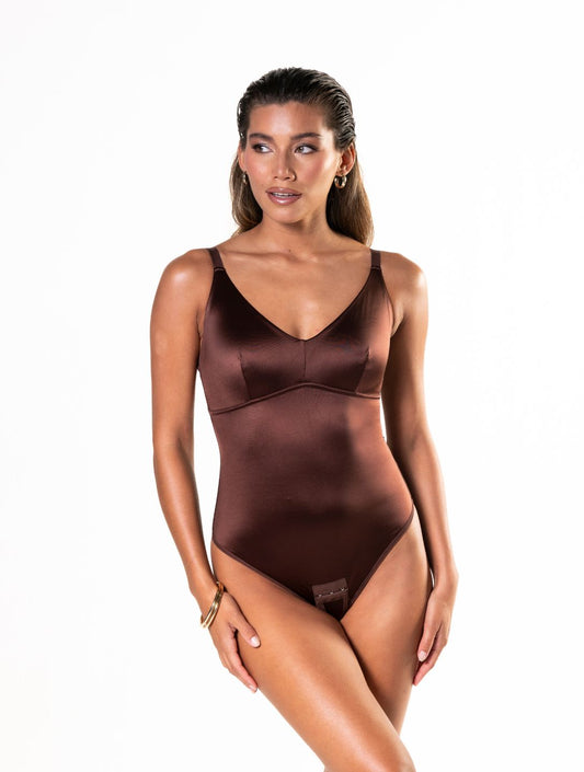 Satin Shaping Bodysuit