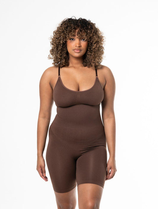 Sculpting Shapewear Bodysuit with Adjustable Straps