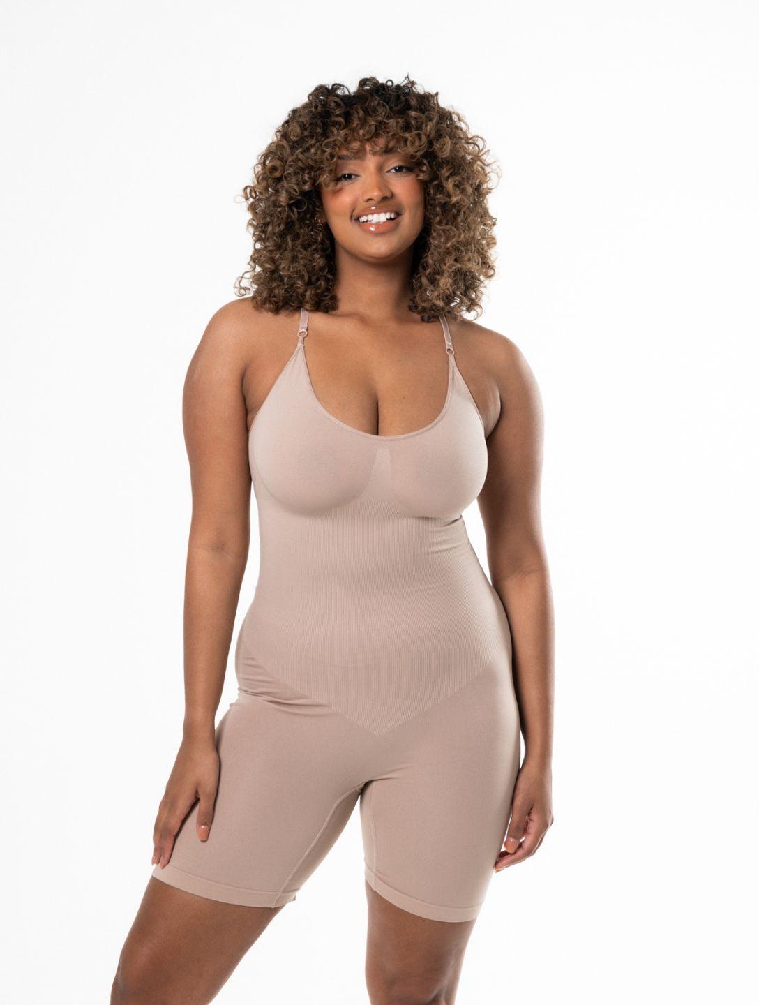 Sculpting Shapewear Bodysuit with Adjustable Straps