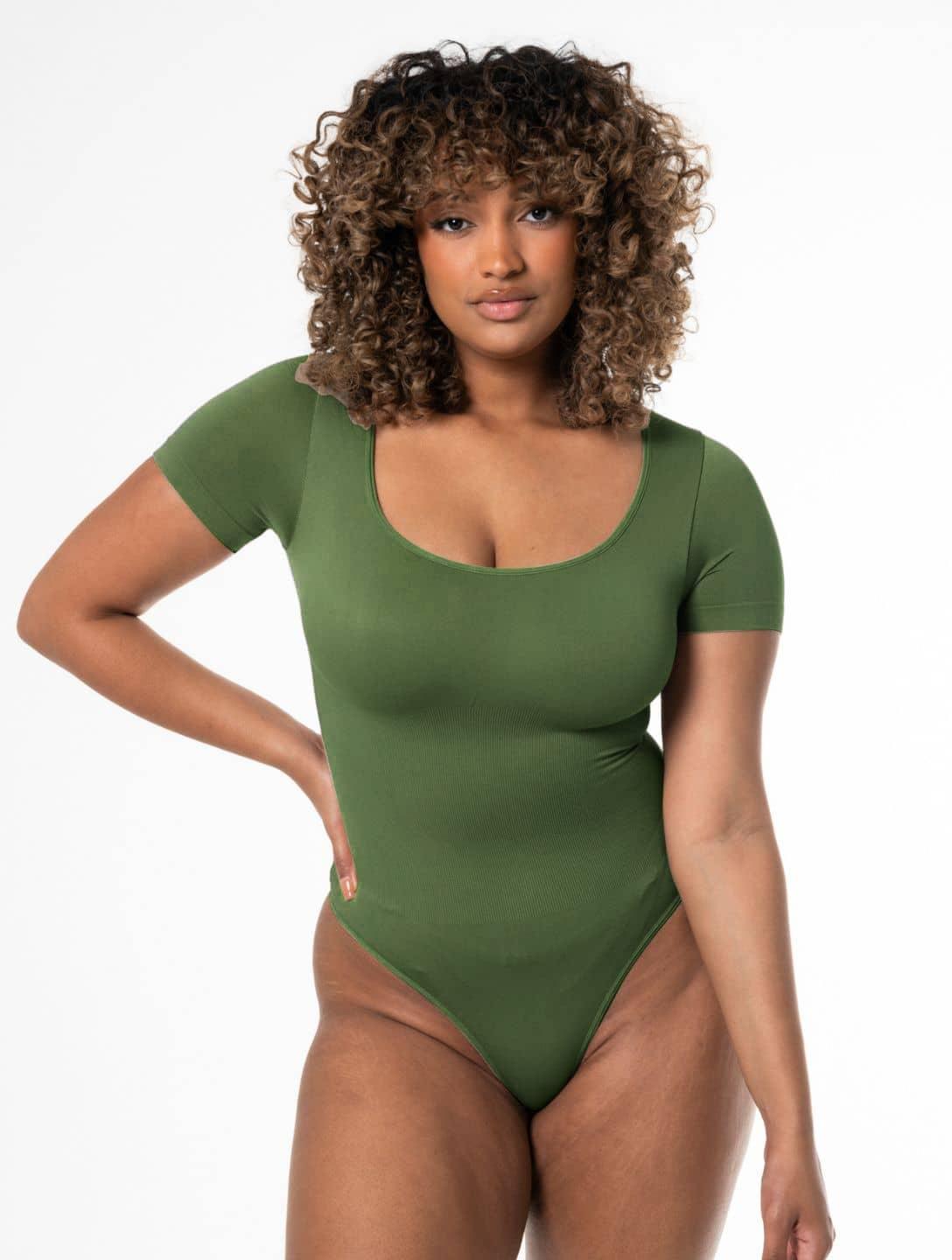 Square Neck Shaping Bodysuit